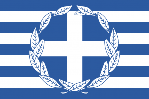 greece national sign and flag